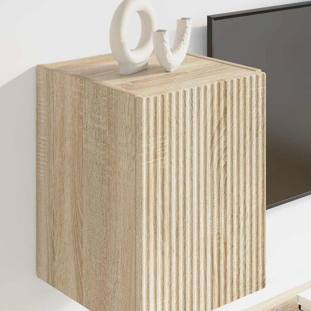 TV Wall Cabinet Sonoma 30 x 31 x 40 cm Engineered Wood