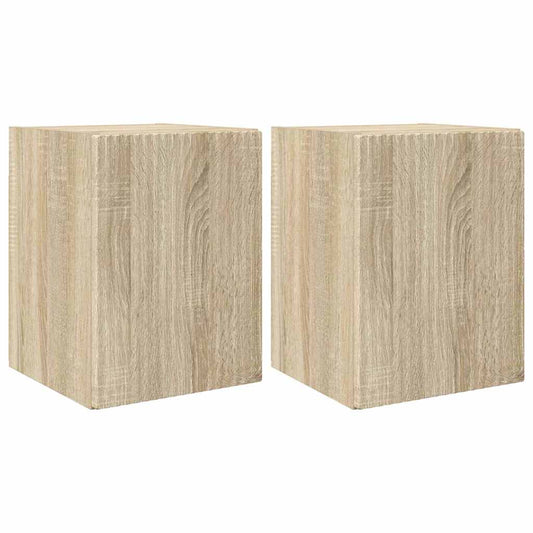 TV Wall Cabinet 2 pcs Sonoma Engineered Wood