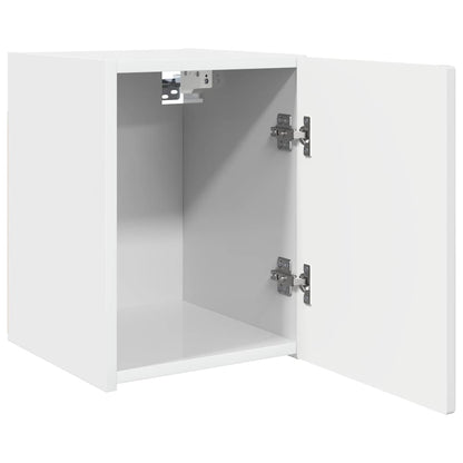TV Wall Cabinet Gloss White 30 x 31 x 40 cm Engineered Wood