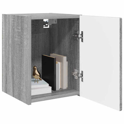 TV Wall Cabinet Wall-mounted 2 pcs Grey Sonoma 30 x 31 x 40 cm