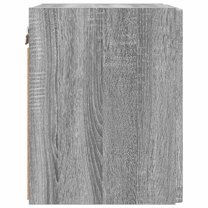 TV Wall Cabinet Wall-mounted 2 pcs Grey Sonoma 30 x 31 x 40 cm