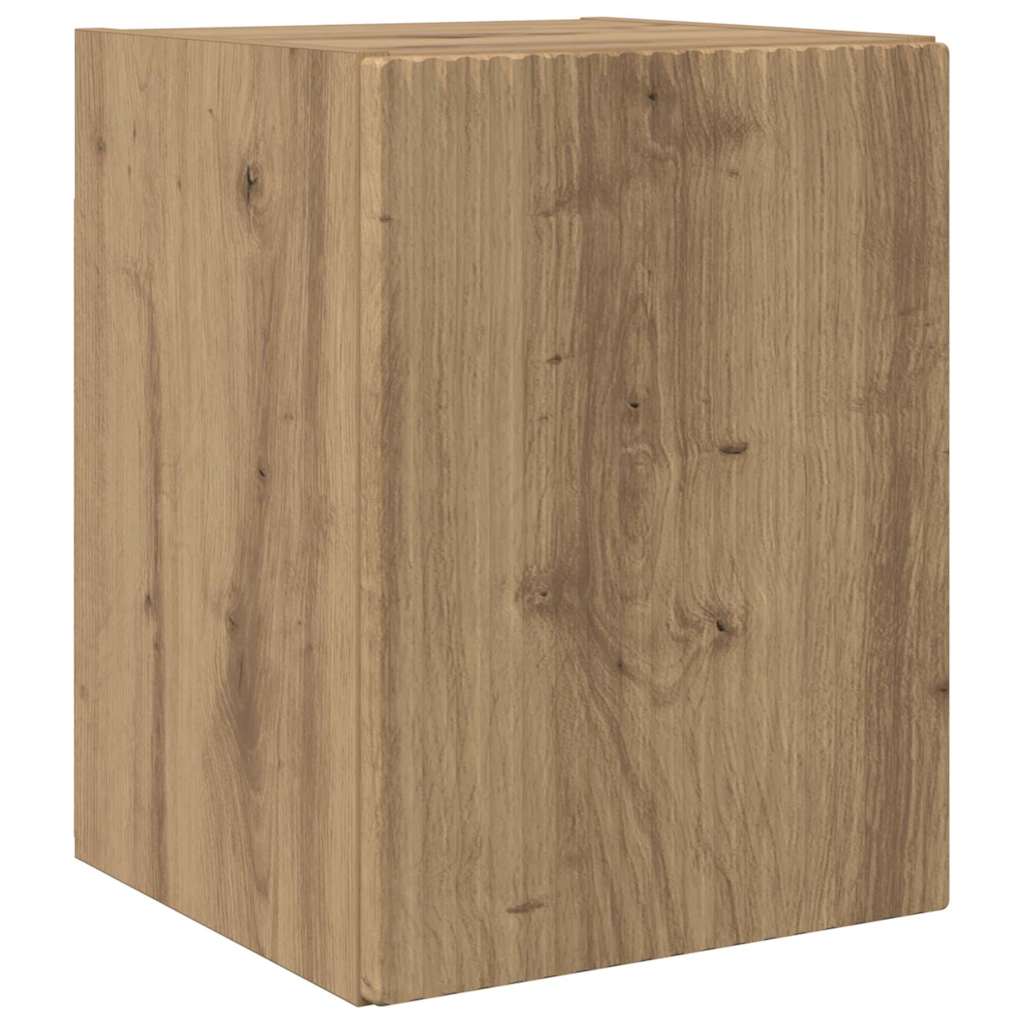 TV Wall Cabinet 2 pcs Artisian Oak Engineered Wood