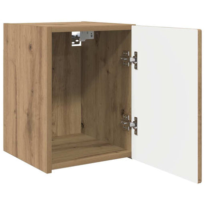 TV Wall Cabinet 2 pcs Artisian Oak Engineered Wood