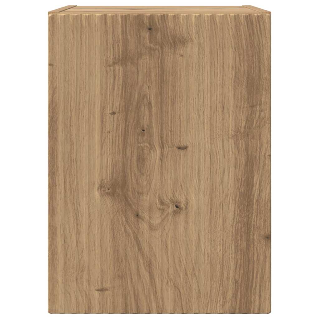 TV Wall Cabinet 2 pcs Artisian Oak Engineered Wood