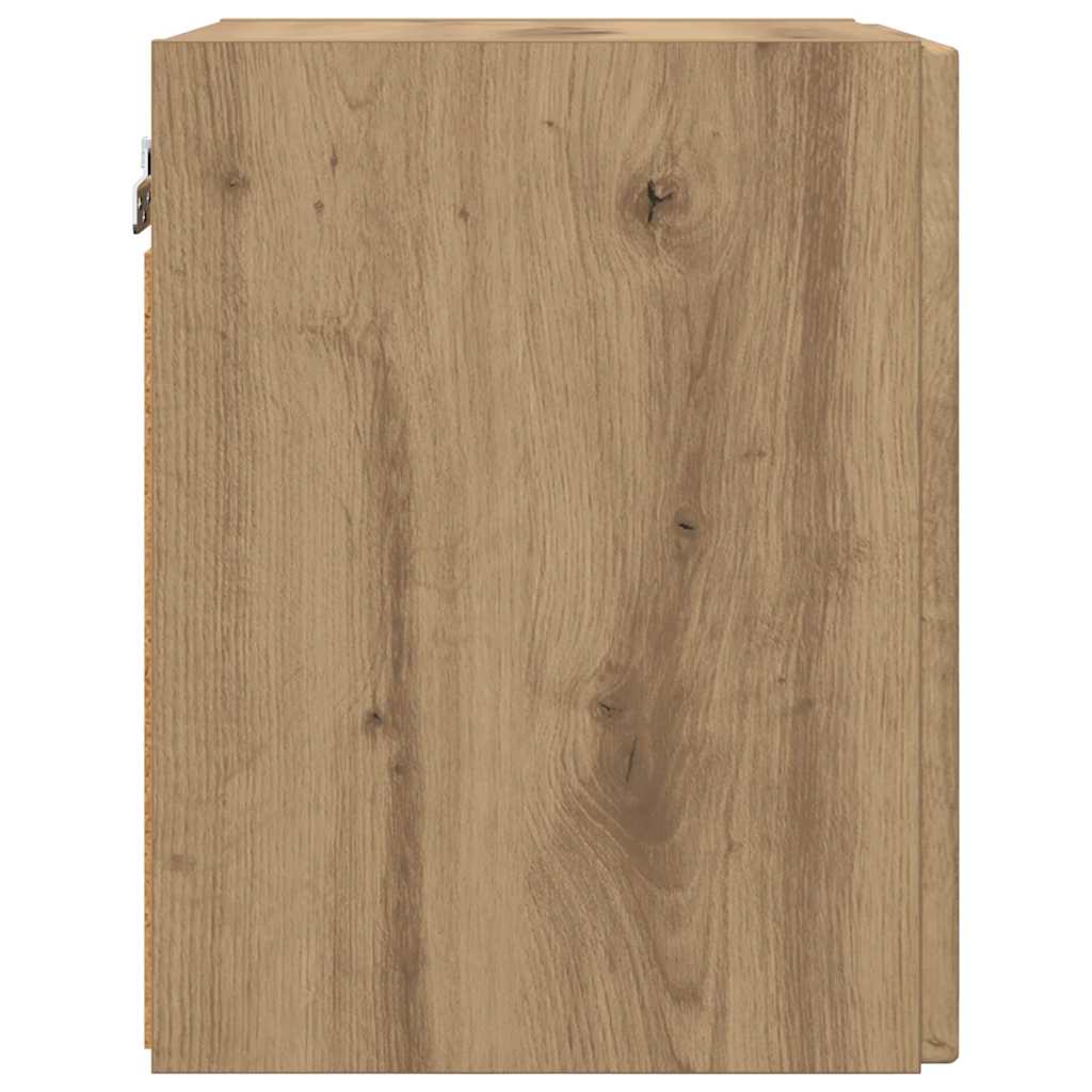 TV Wall Cabinet 2 pcs Artisian Oak Engineered Wood