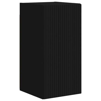 TV Wall Cabinet Black 30 x 31 x 60 cm Engineered Wood