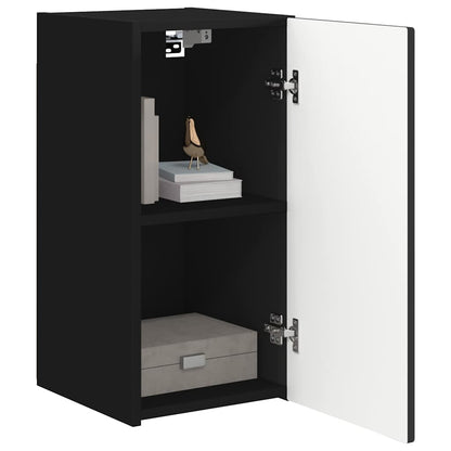 TV Wall Cabinet Black 30 x 31 x 60 cm Engineered Wood