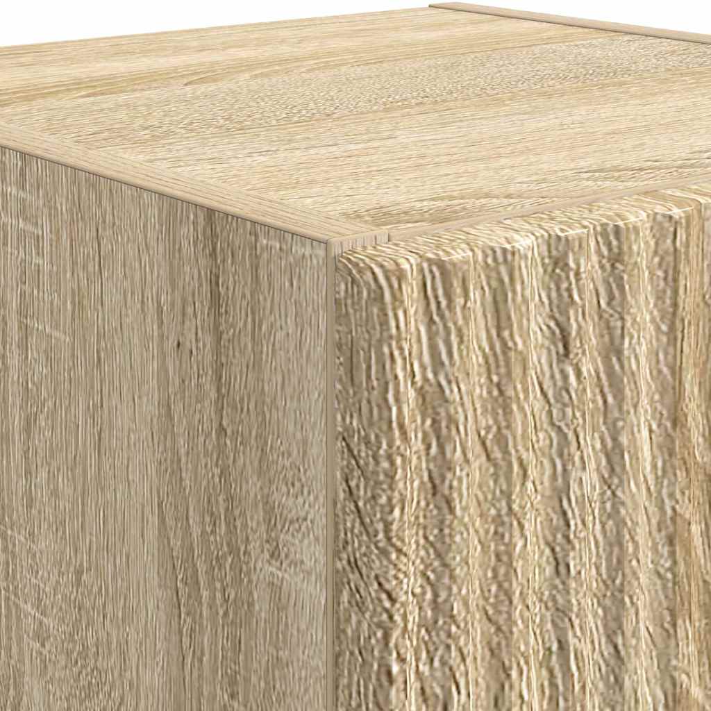 TV Wall Cabinet Sonoma 30 x 31 x 60 cm Engineered Wood