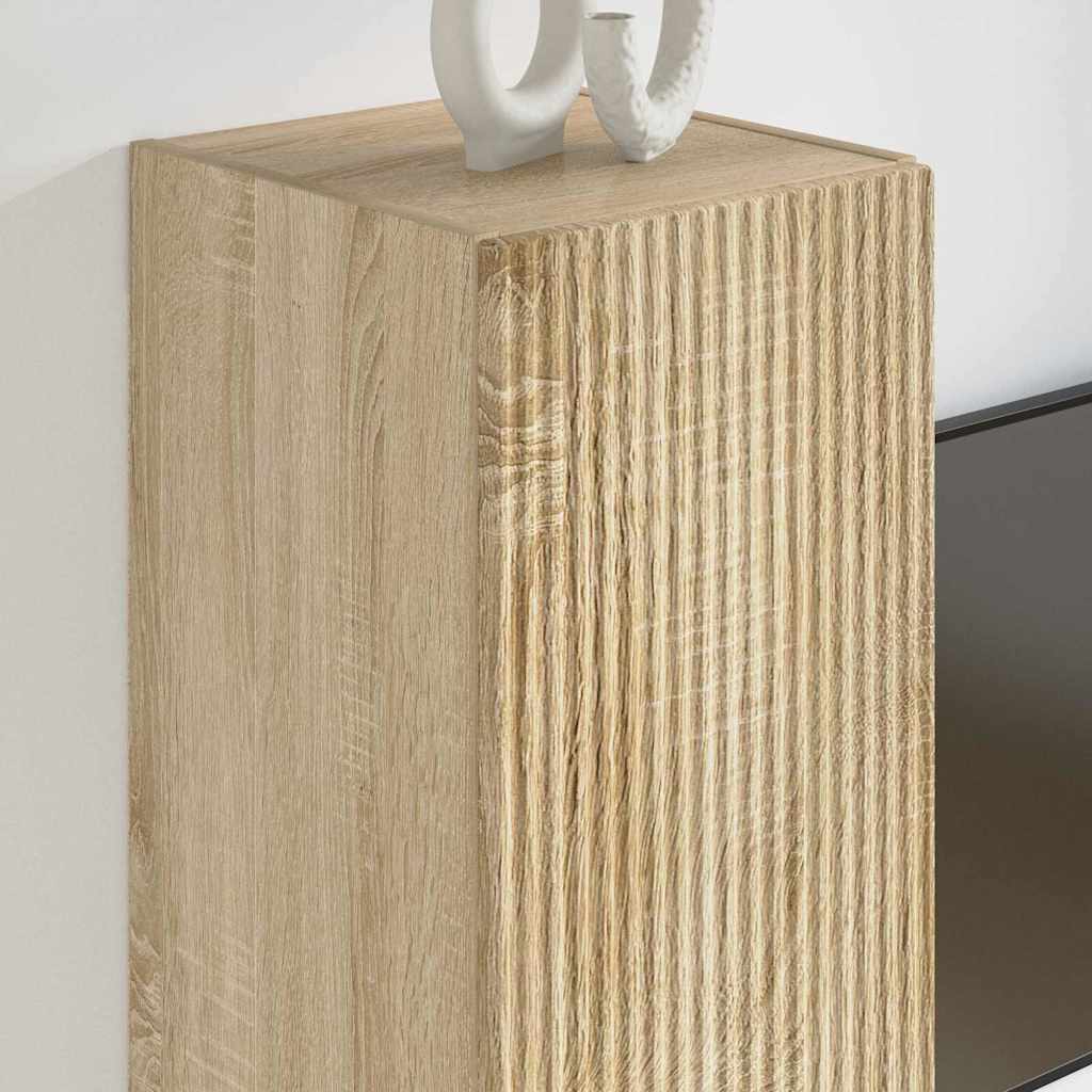 TV Wall Cabinet Sonoma 30 x 31 x 60 cm Engineered Wood