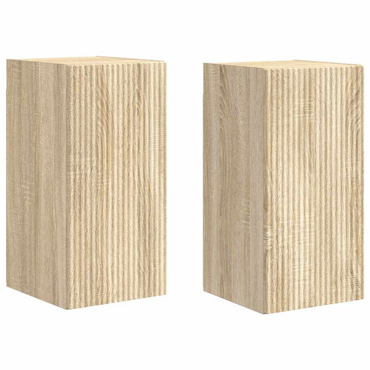 TV Wall Cabinet 2 pcs Sonoma Engineered Wood
