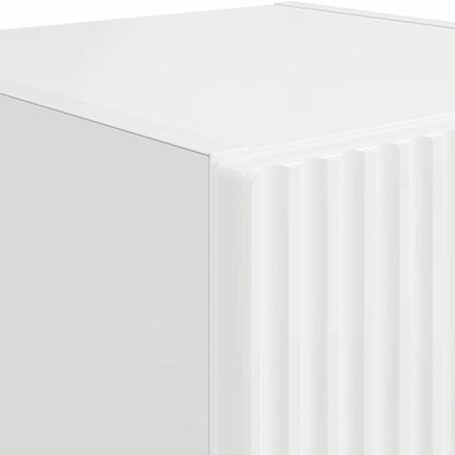 TV Wall Cabinet Gloss White 30 x 31 x 60 cm Engineered Wood