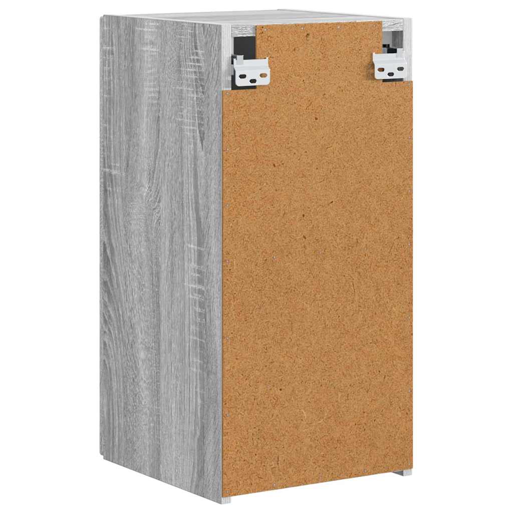 TV Wall Cabinet Grey Sonoma 30 x 31 x 60 cm Engineered Wood