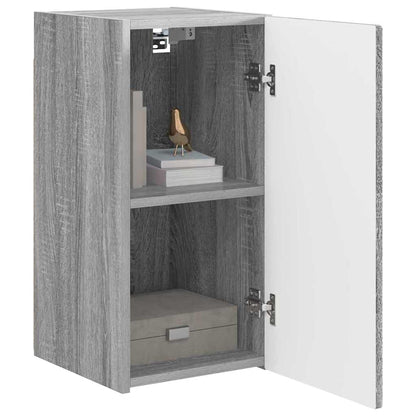 TV Wall Cabinet Grey Sonoma 30 x 31 x 60 cm Engineered Wood