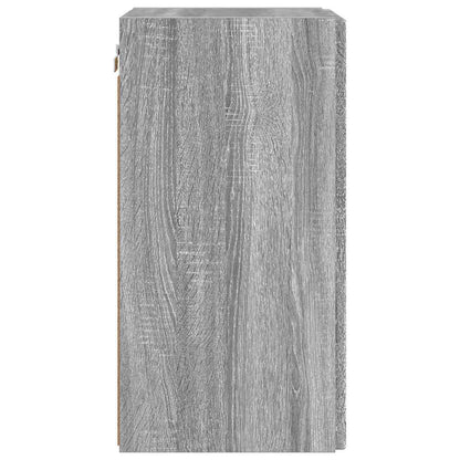 TV Wall Cabinet Grey Sonoma 30 x 31 x 60 cm Engineered Wood
