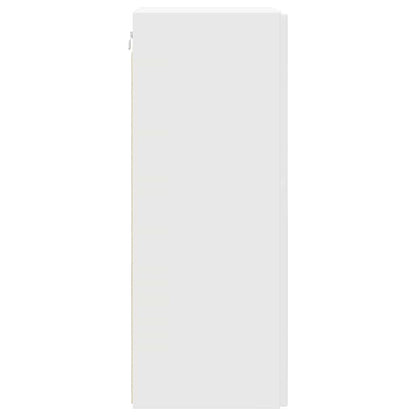 TV Wall Cabinet White 30 x 31 x 80 cm Engineered Wood
