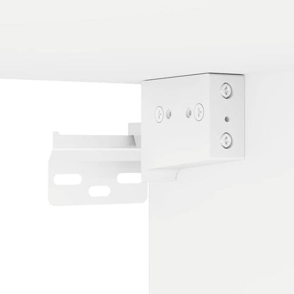TV Wall Cabinet 2 pcs White 30 x 31 x 80 cm Engineered Wood