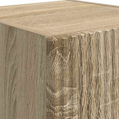 TV Wall Cabinet Sonoma 30 x 31 x 80 cm Engineered Wood