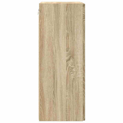 TV Wall Cabinet Sonoma 30 x 31 x 80 cm Engineered Wood
