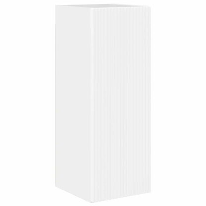 TV Wall Cabinet Wall-mounted 2 pcs Gloss White 30 x 31 x 80 cm