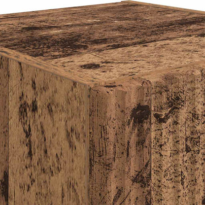 TV Wall Cabinet 2 pcs Old Wood 30 x 31 x 80 cm Engineered Wood