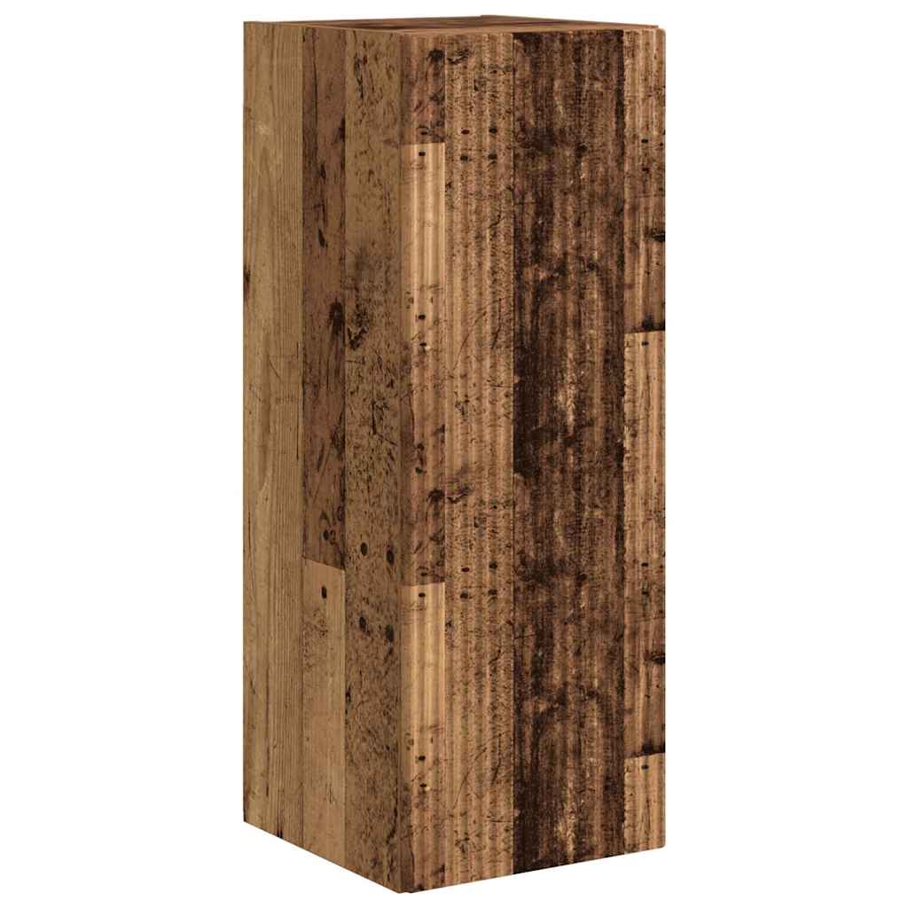 TV Wall Cabinet 2 pcs Old Wood 30 x 31 x 80 cm Engineered Wood