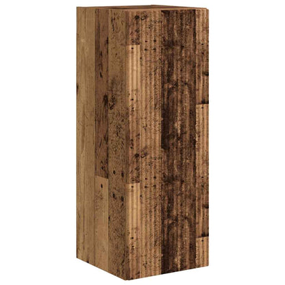 TV Wall Cabinet 2 pcs Old Wood 30 x 31 x 80 cm Engineered Wood
