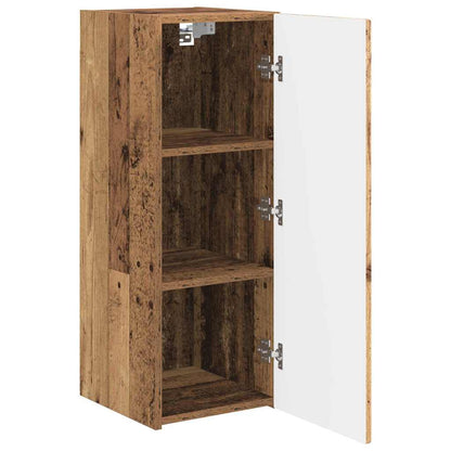 TV Wall Cabinet 2 pcs Old Wood 30 x 31 x 80 cm Engineered Wood