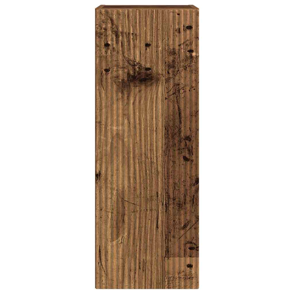 TV Wall Cabinet 2 pcs Old Wood 30 x 31 x 80 cm Engineered Wood