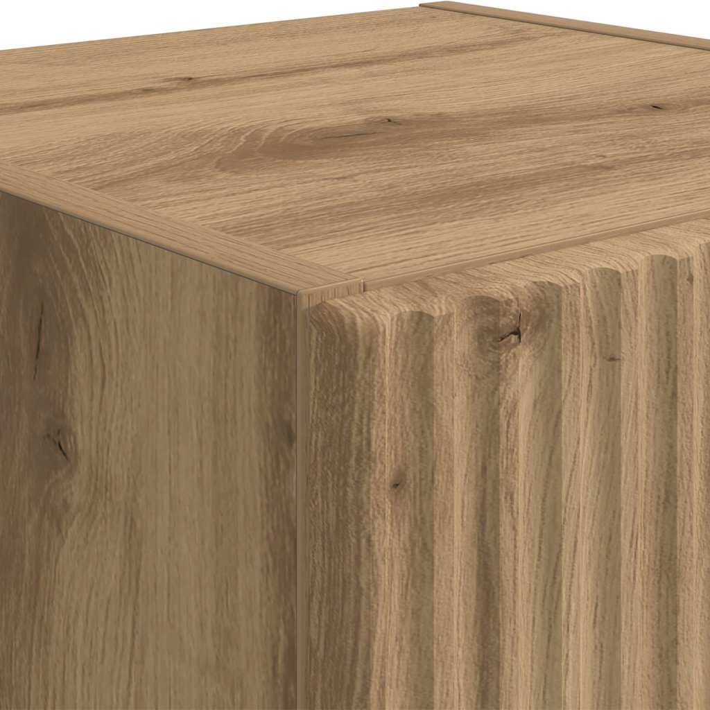 TV Wall Cabinet 30 x 31 x 80 cm Artisian Oak Engineered Wood
