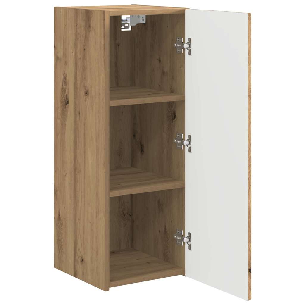 TV Wall Cabinet 2 pcs Artisian Oak Engineered Wood