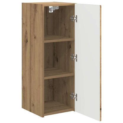 TV Wall Cabinet 2 pcs Artisian Oak Engineered Wood