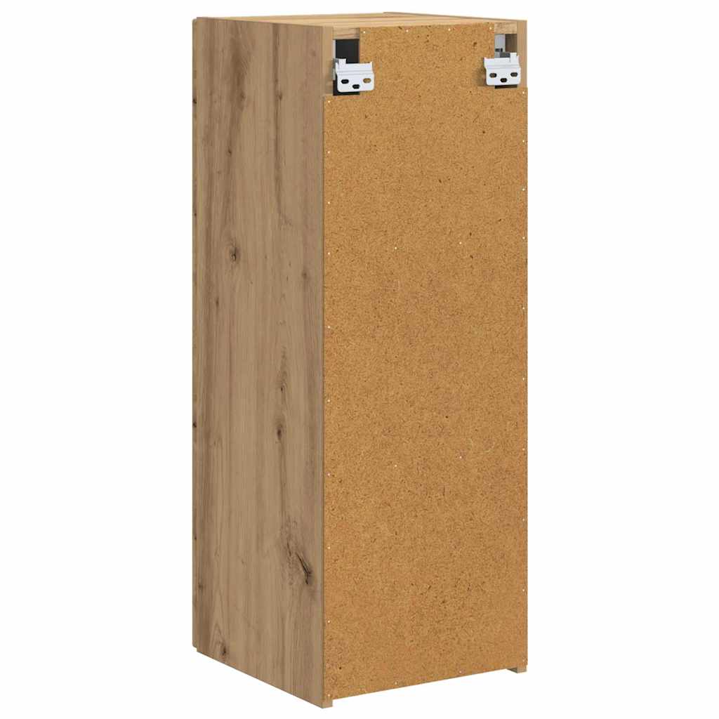 TV Wall Cabinet 2 pcs Artisian Oak Engineered Wood
