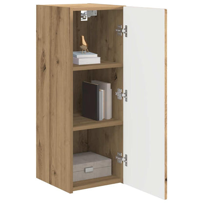 TV Wall Cabinet 2 pcs Artisian Oak Engineered Wood
