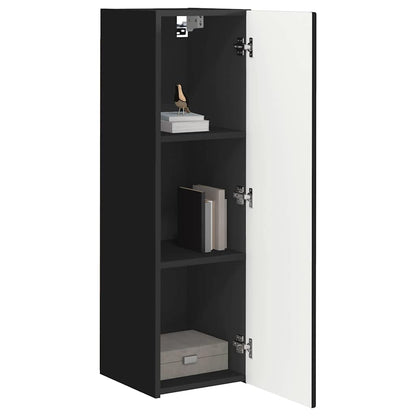 TV Wall Cabinet Black 30 x 31 x 100 cm Engineered Wood