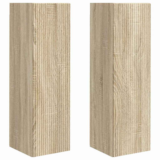 TV Wall Cabinet 2 pcs Sonoma Engineered Wood