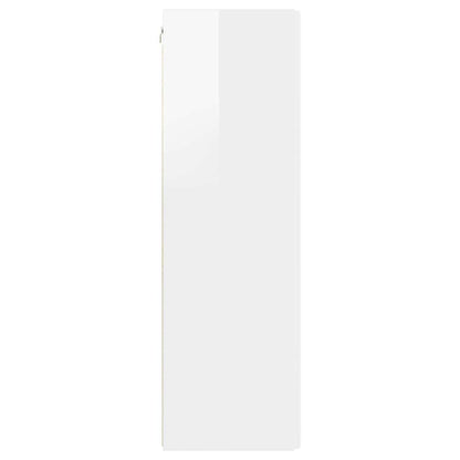 TV Wall Cabinet Gloss White 30 x 31 x 100 cm Engineered Wood
