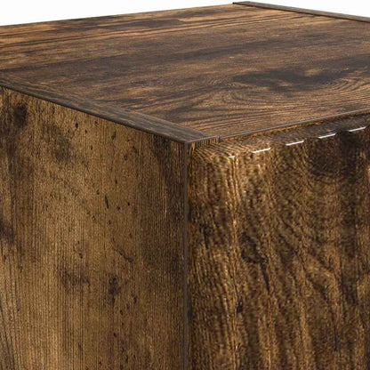 TV Wall Cabinet Smoked Oak 30 x 31 x 100 cm Engineered Wood