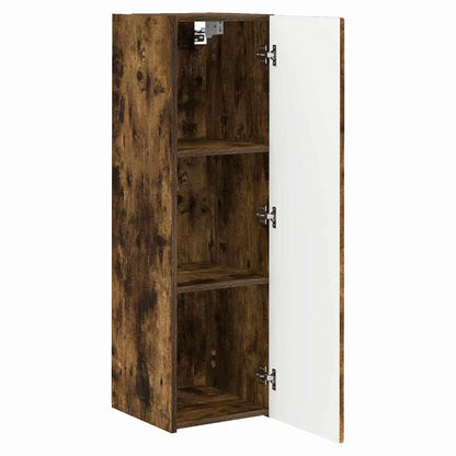 TV Wall Cabinet Smoked Oak 30 x 31 x 100 cm Engineered Wood