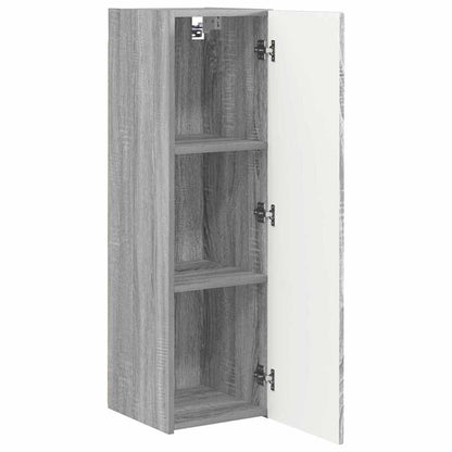 TV Wall Cabinet Grey Sonoma 30 x 31 x 100 cm Engineered Wood