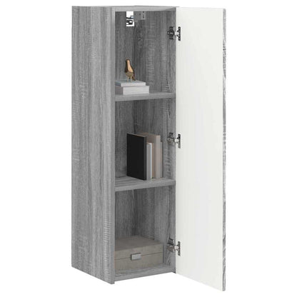 TV Wall Cabinet Wall-mounted 2 pcs Grey Sonoma 30 x 31 x 100 cm