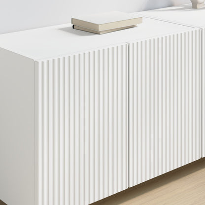 TV Wall Cabinet White 59.5 x 31 x 40 cm Engineered Wood