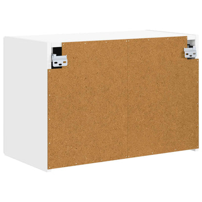 TV Wall Cabinet White 59.5 x 31 x 40 cm Engineered Wood