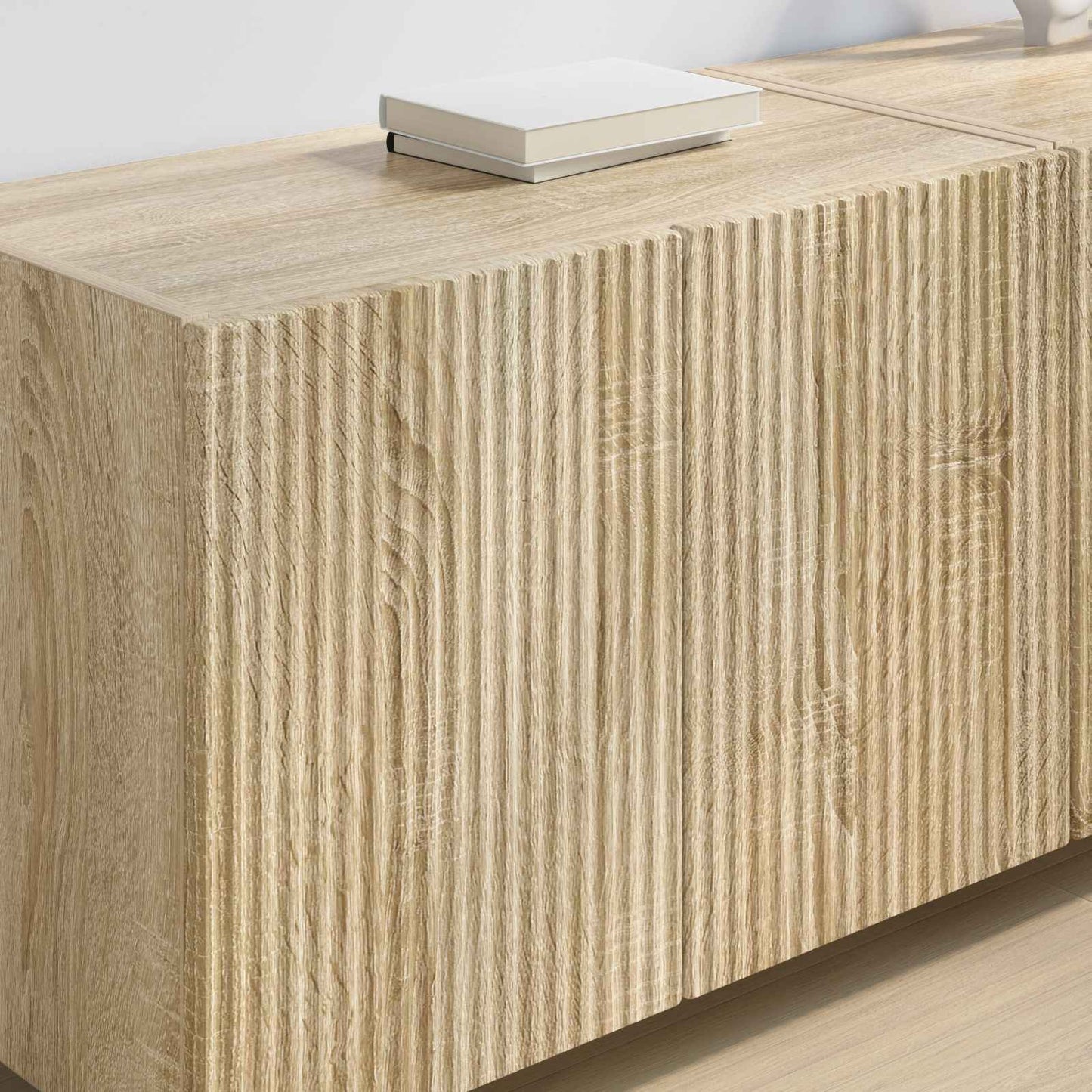 TV Wall Cabinet Sonoma Oak 59.5 x 31 x 40 cm Engineered Wood