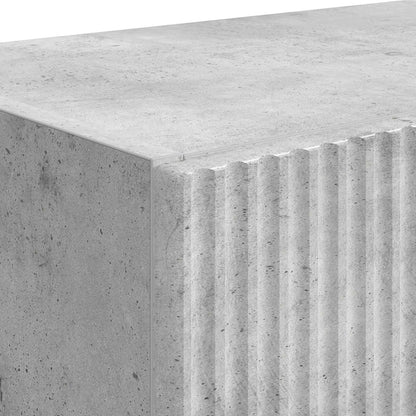 TV Wall Cabinet Concrete Grey 59.5 x 31 x 40 cm Engineered Wood