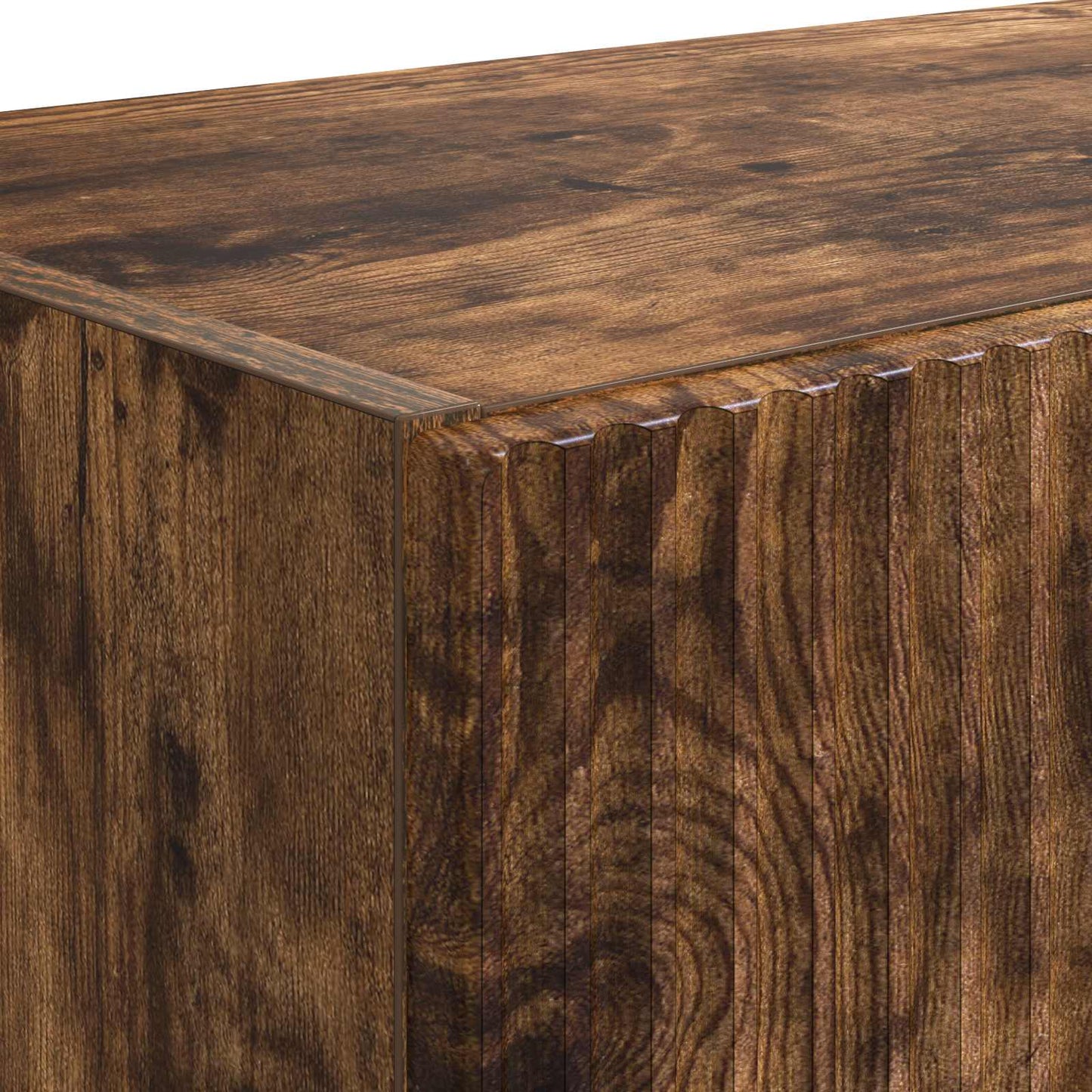 TV Wall Cabinet Smoked Oak 59.5 x 31 x 40 cm Engineered Wood