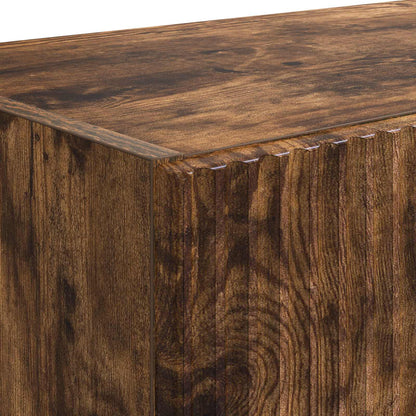 TV Wall Cabinet Wall-mounted 2 pcs Smoked Oak 59.5 x 31 x 40 cm