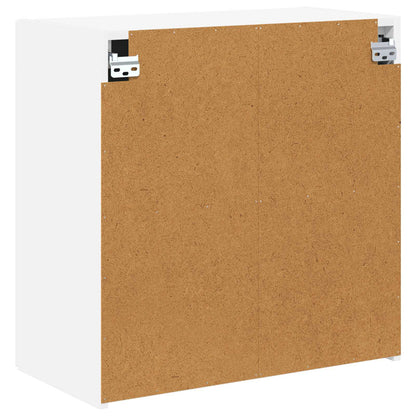 TV Wall Cabinet 59.5 x 31 x 60 cm White Engineered Wood