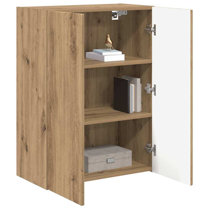 TV Wall Cabinet White 59.5 x 31 x 60 cm Engineered Wood
