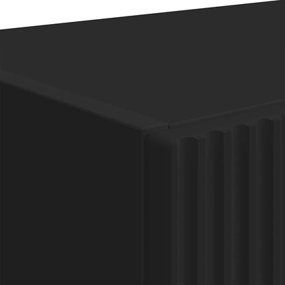 TV Wall Cabinet Black 59.5 x 31 x 60 cm Engineered Wood