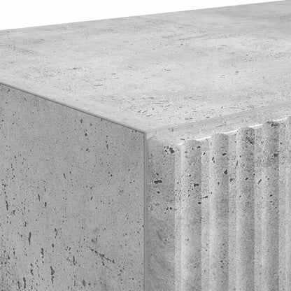 TV Wall Cabinet 59.5 x 31 x 60 cm Concrete Grey Engineered Wood